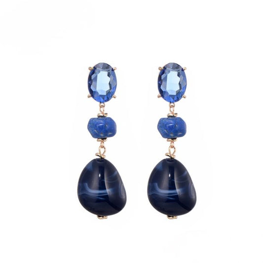 OORBELLEN LOU BLAUW