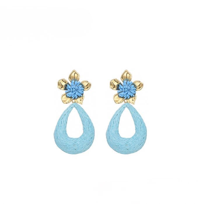 OORBELLEN DANIA BLAUW
