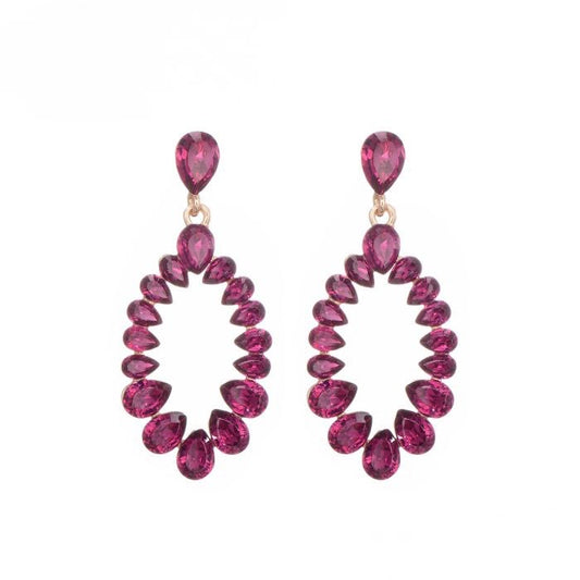 OORBELLEN JENNIE FUSHIA