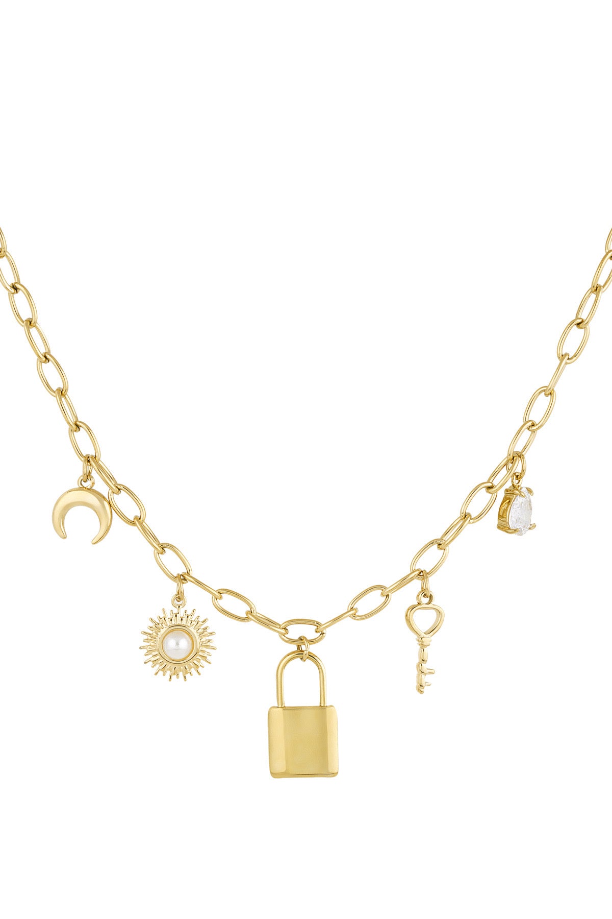 KETTING KEY TO MY HEART GOUD
