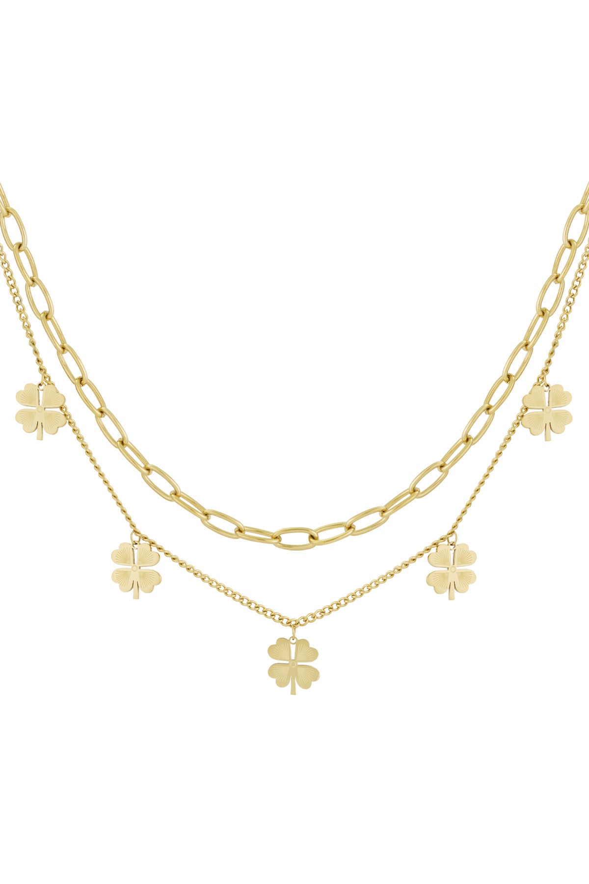 KETTING LAYERED LUCK GOUD