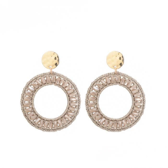 OORBELLEN CHIQUE BEIGE