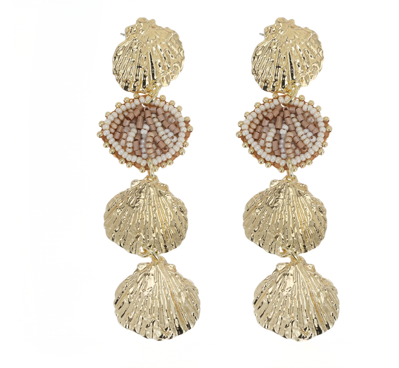 OORBELLEN SCHELP FAN - CANDY SWEET COLLECTIE