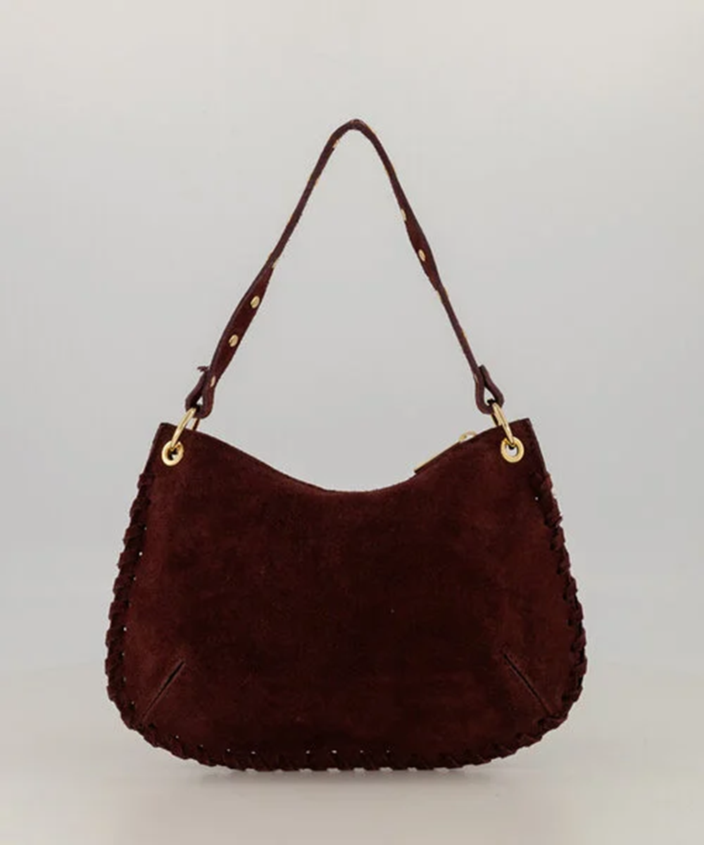 TAS CASEY SUEDE - BORDEAUX