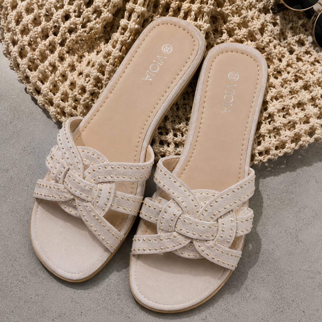 SLIPPERS BEAU BEIGE