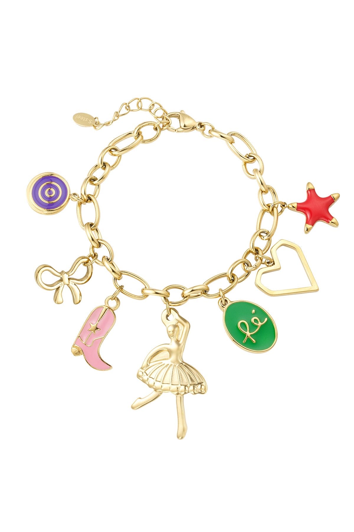 ARMBAND TWINKLE CHARMS GOUD