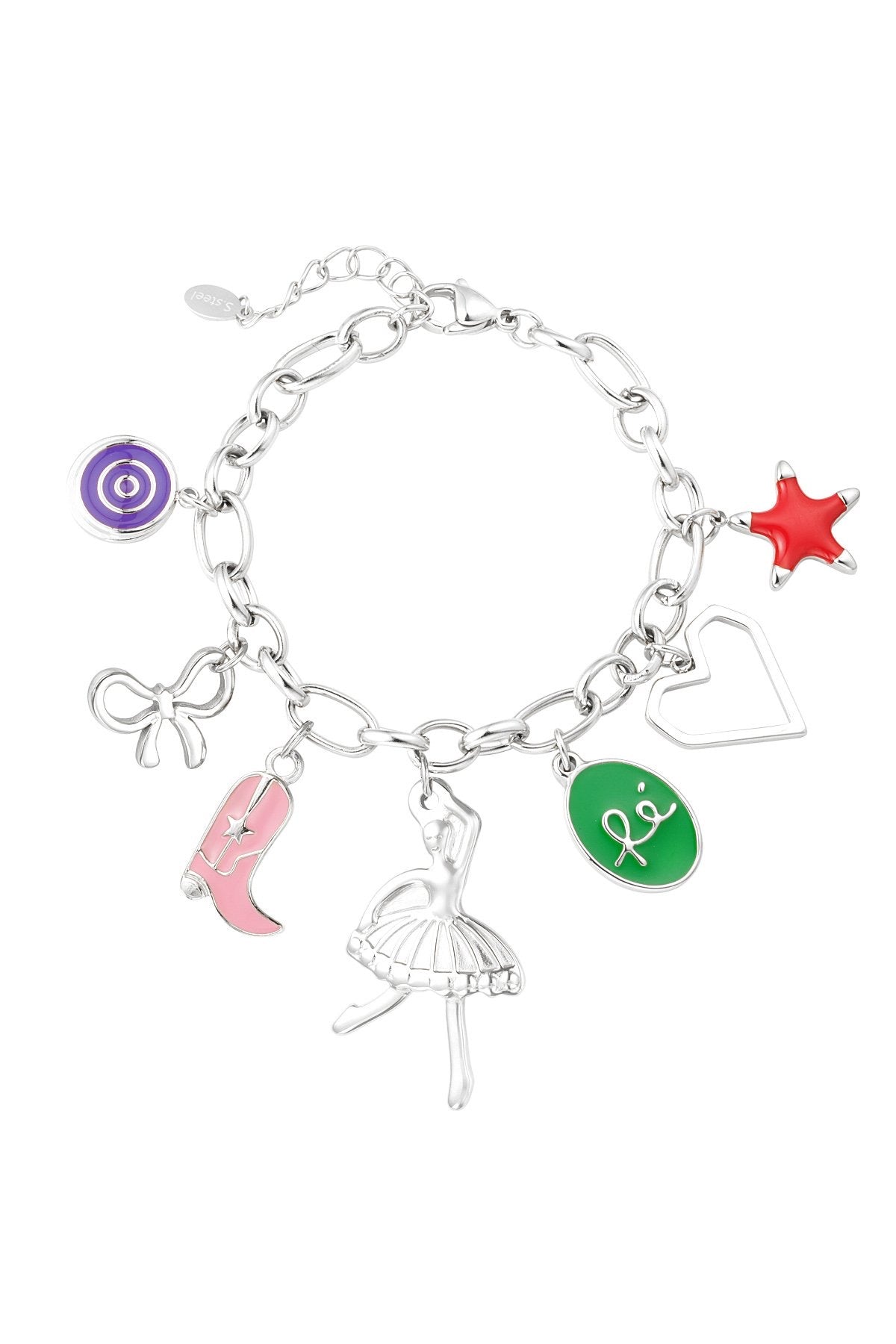 ARMBAND TWINKLE CHARMS ZILVER