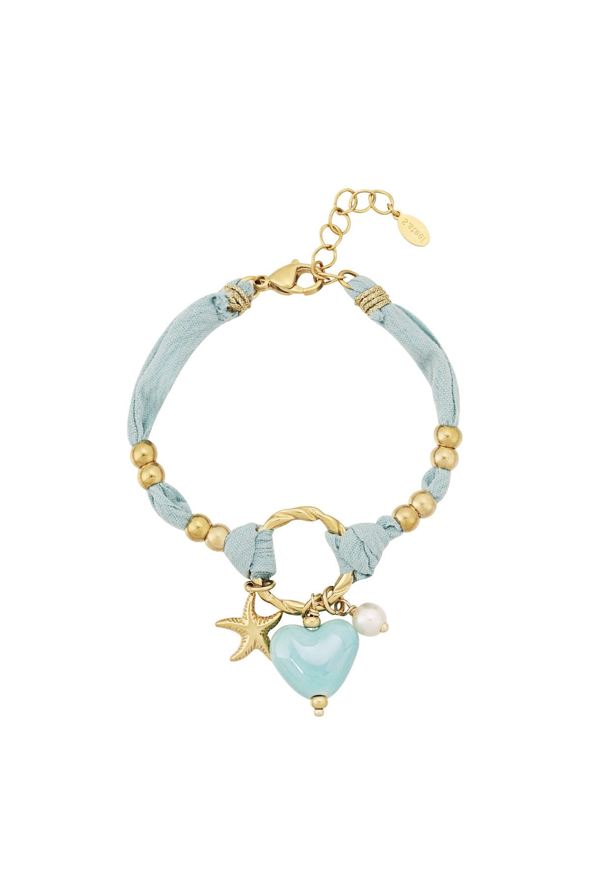 ARMBAND FLOWER BLAUW