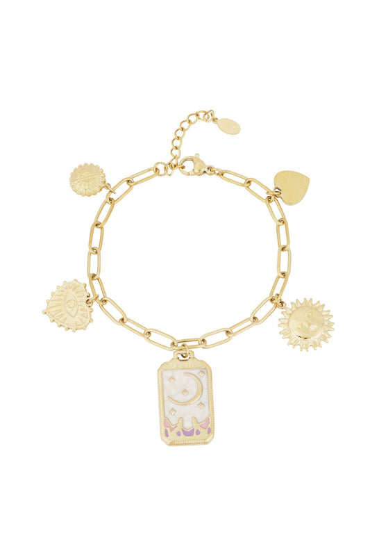 ARMBAND MAGIC MOON GOUD