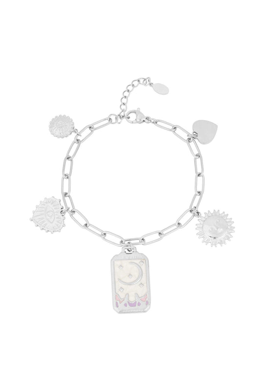 ARMBAND MAGIC MOON ZILVER