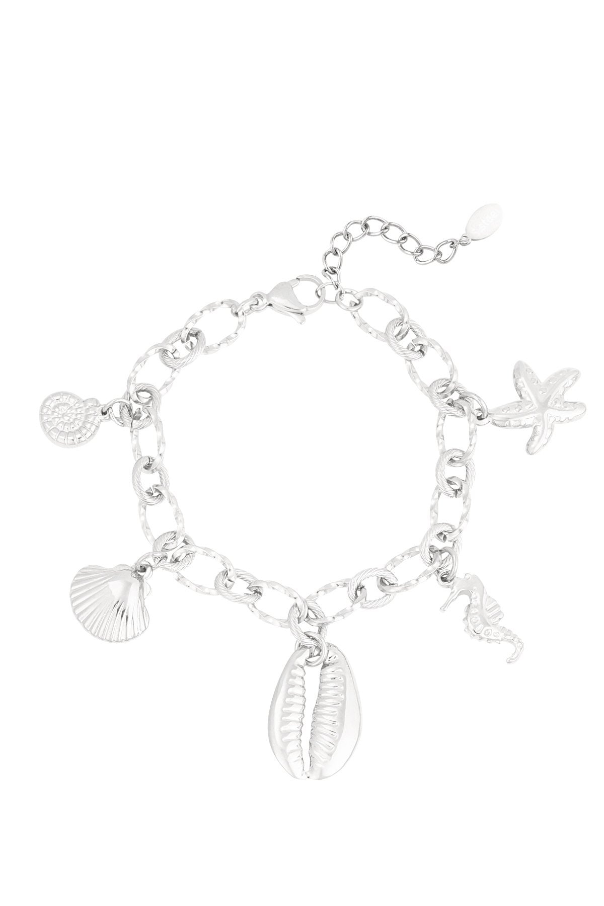 ARMBAND WILD SEA ZILVER