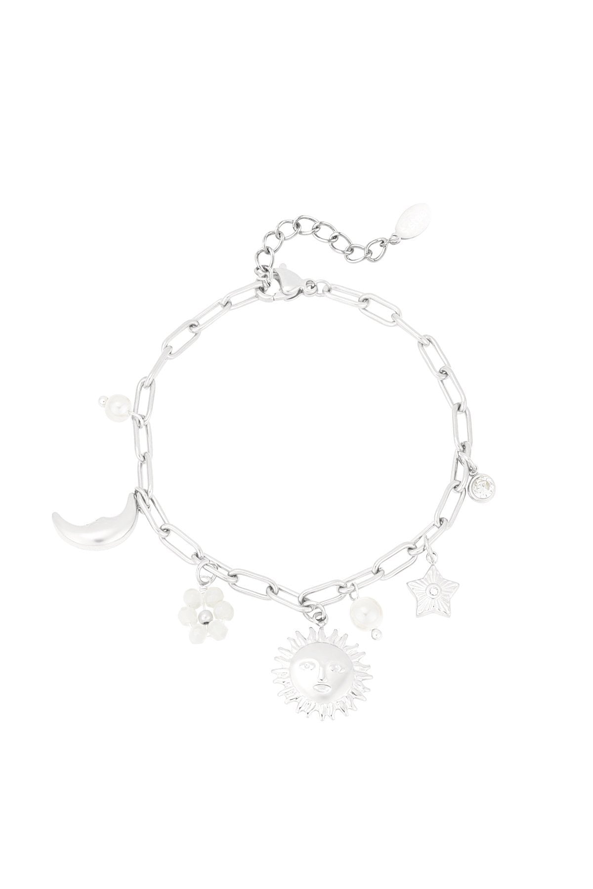 ARMBAND GLOW ZILVER
