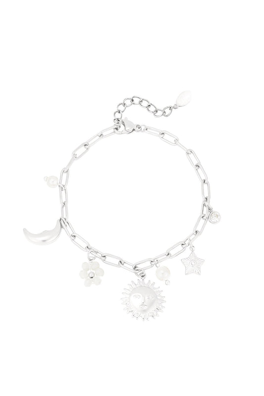 ARMBAND GLOW ZILVER