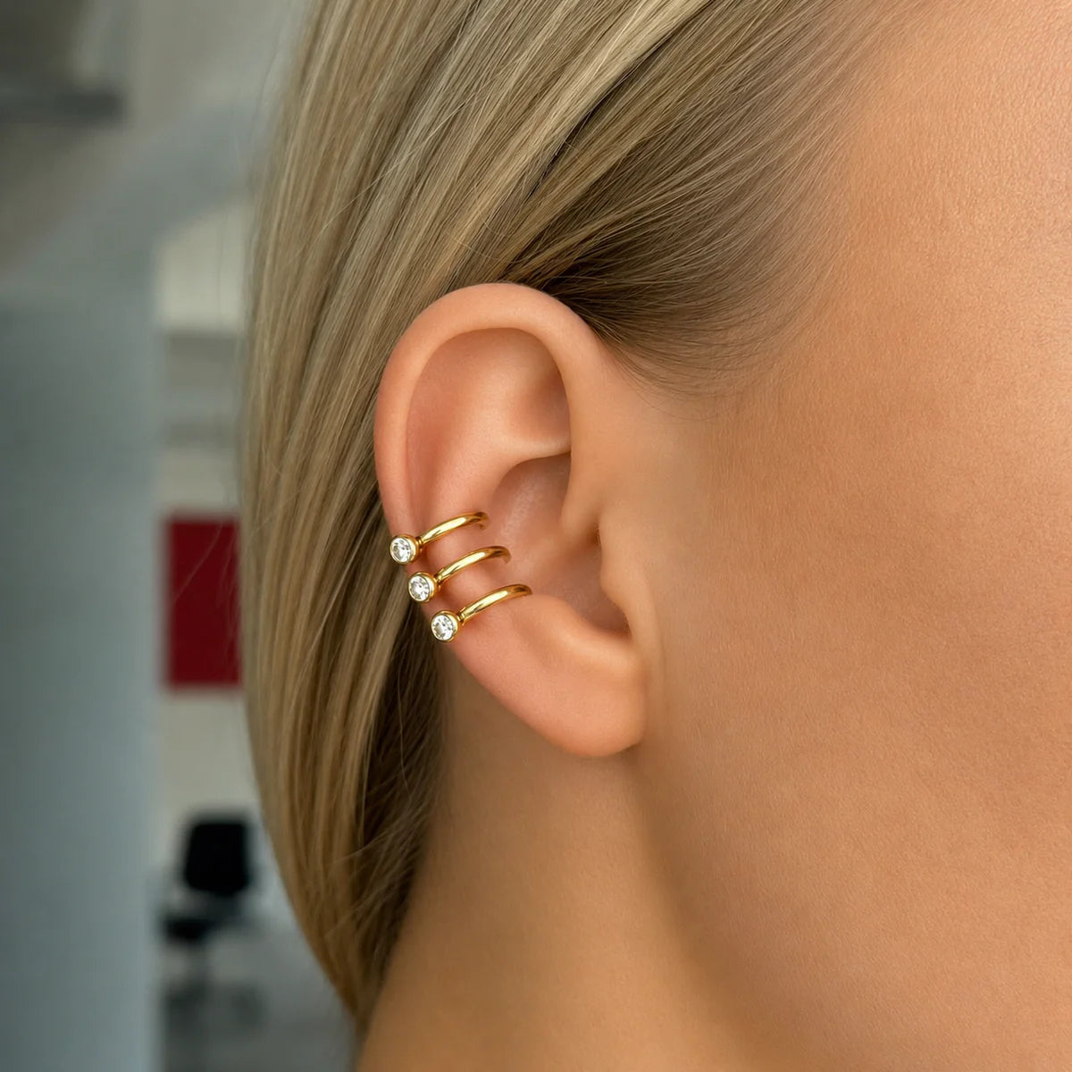 EARCUFF TRIPLE DOT