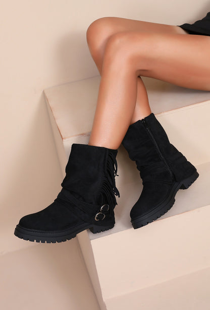 BOOTS DEMI ZWART