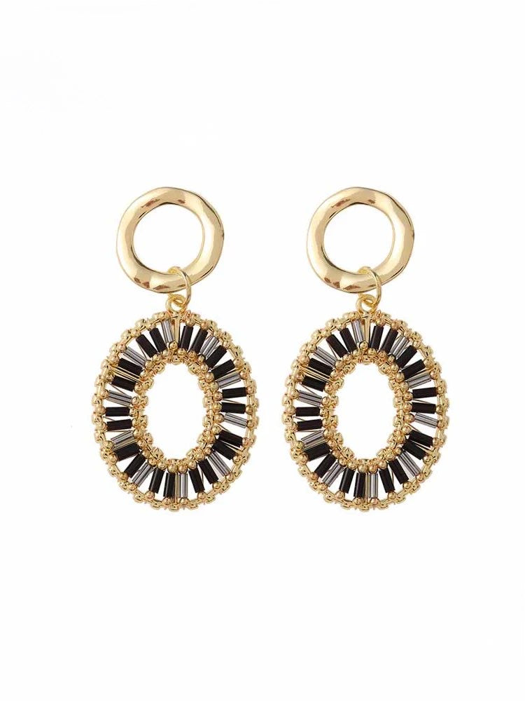 OORBELLEN LUCY ZWART