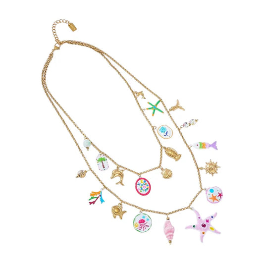 KETTING HAPPY SEASTAR ROZE
