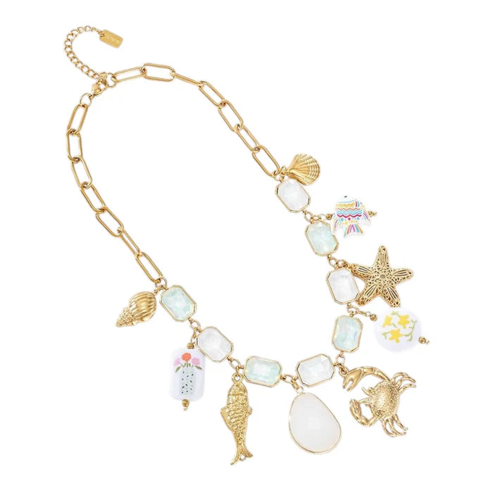 KETTING HAPPY STONE KRABBIE