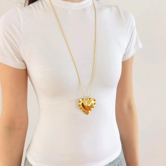 KETTING LANG BIG HEART