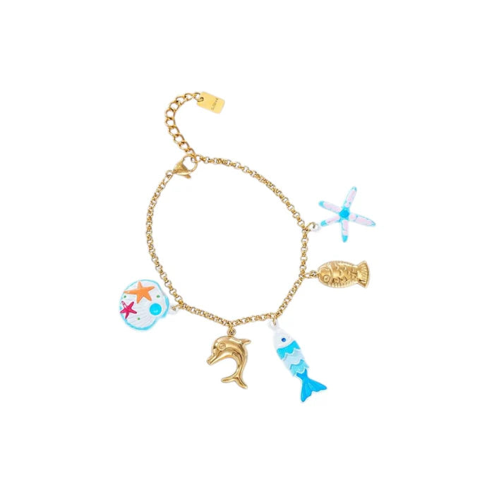 ARMBAND HAPPY SEASTAR BLAUW