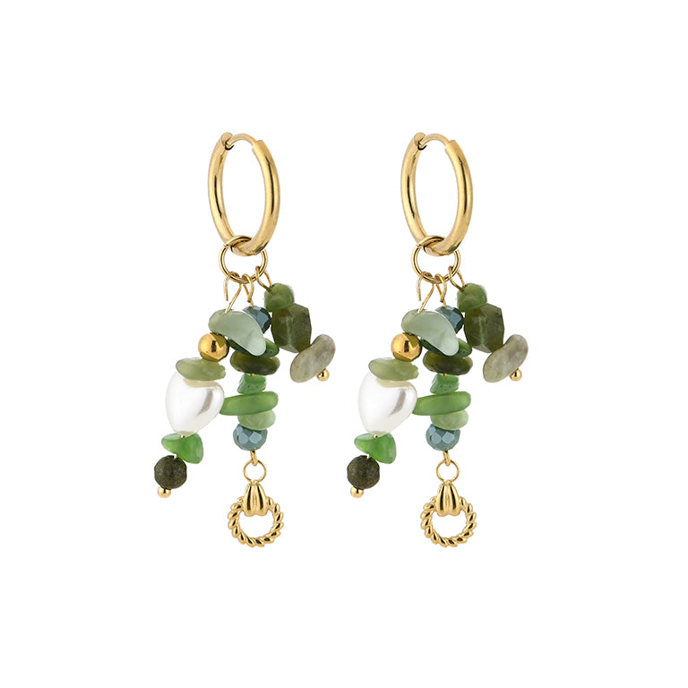 OORBELLEN PAREL GROEN 18778