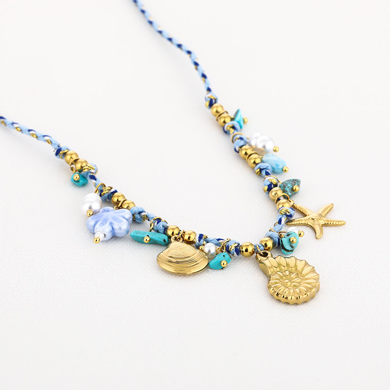 KETTING BLAUW 19032