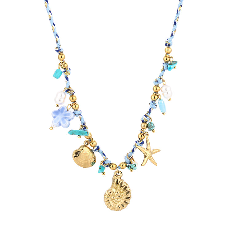 KETTING BLAUW 19032