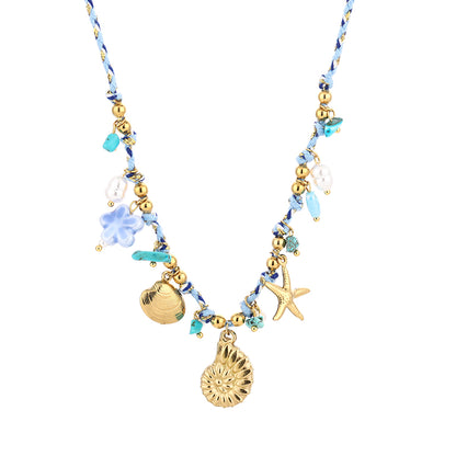 KETTING BLAUW 19032