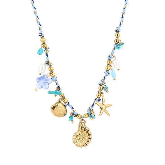 KETTING BLAUW 19032