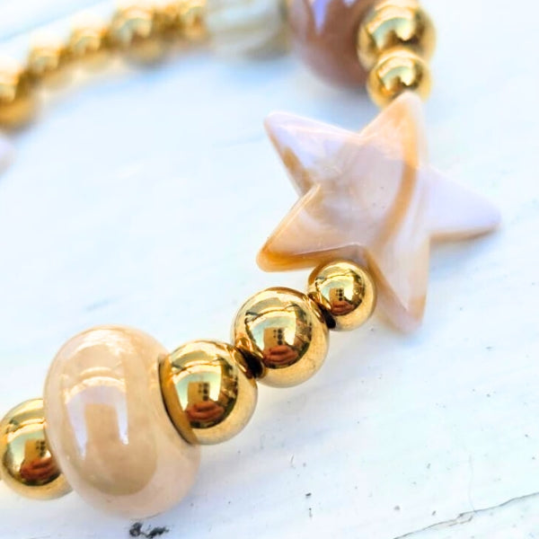 ARMBAND BIG STAR - LABEL SIX Kinaofashionboutique