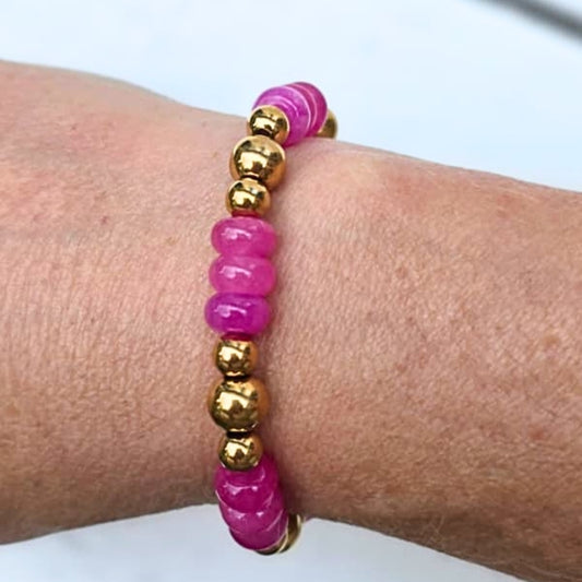 ARMBAND FUSHIA GLOW - LABEL SIX