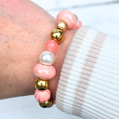 ARMBAND PEACHY PEARL - LABEL SIX