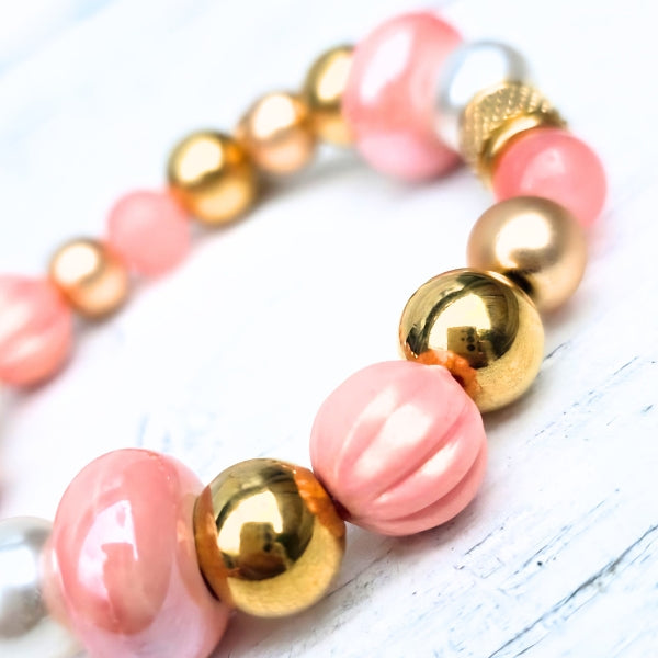ARMBAND PEACHY PEARL - LABEL SIX