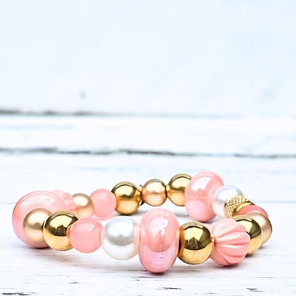 ARMBAND PEACHY PEARL - LABEL SIX
