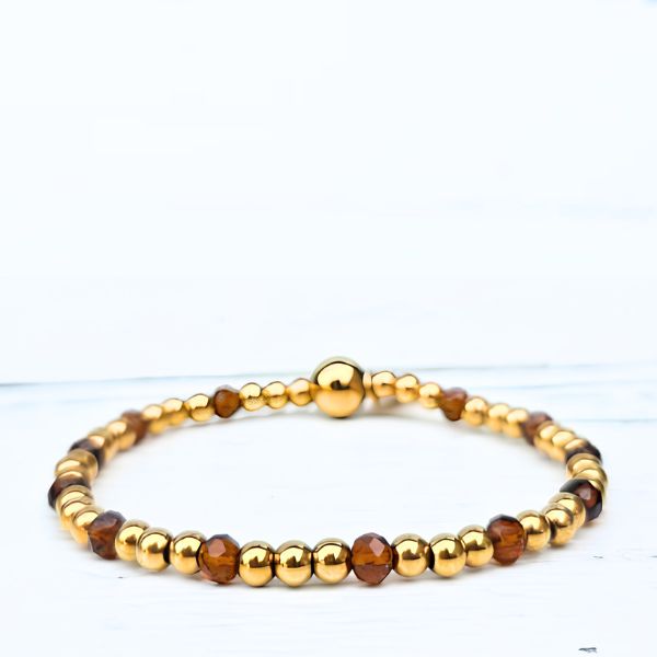 ARMBAND BROWN FACET - LABEL SIX