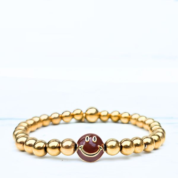 ARMBAND BROWN SMILE - LABEL SIX