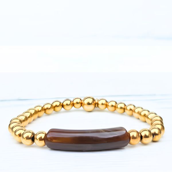 ARMBAND BROWN TUBE - LABEL SIX