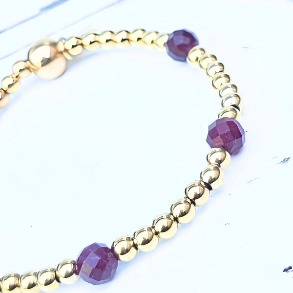 ARMBAND BURGUNDY FINE - LABEL SIX Kinaofashionboutique