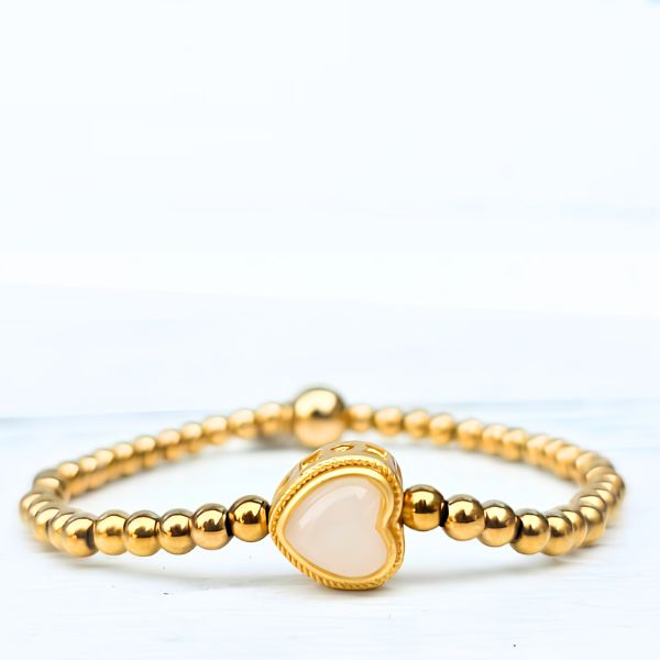 ARMBAND PEARL HEART - LABEL SIX