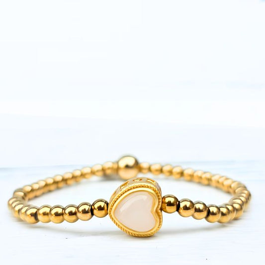 ARMBAND PEARL HEART - LABEL SIX