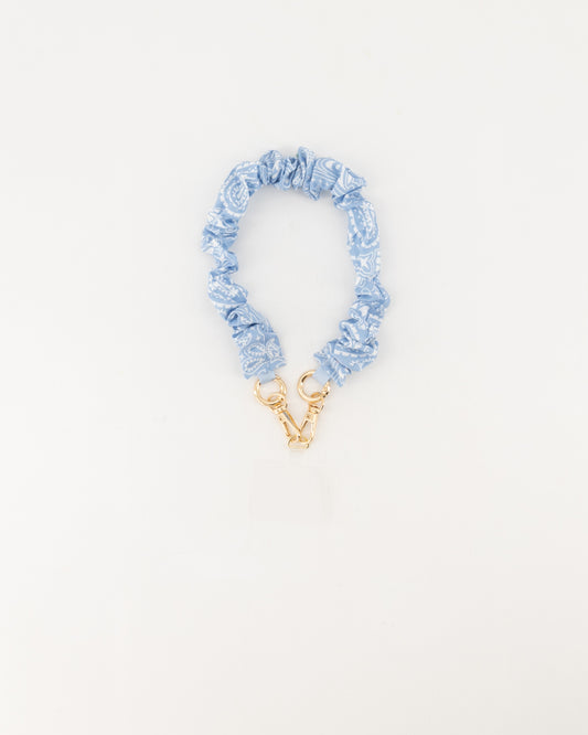 TELEFOONKOORD BANDANA BLAUW