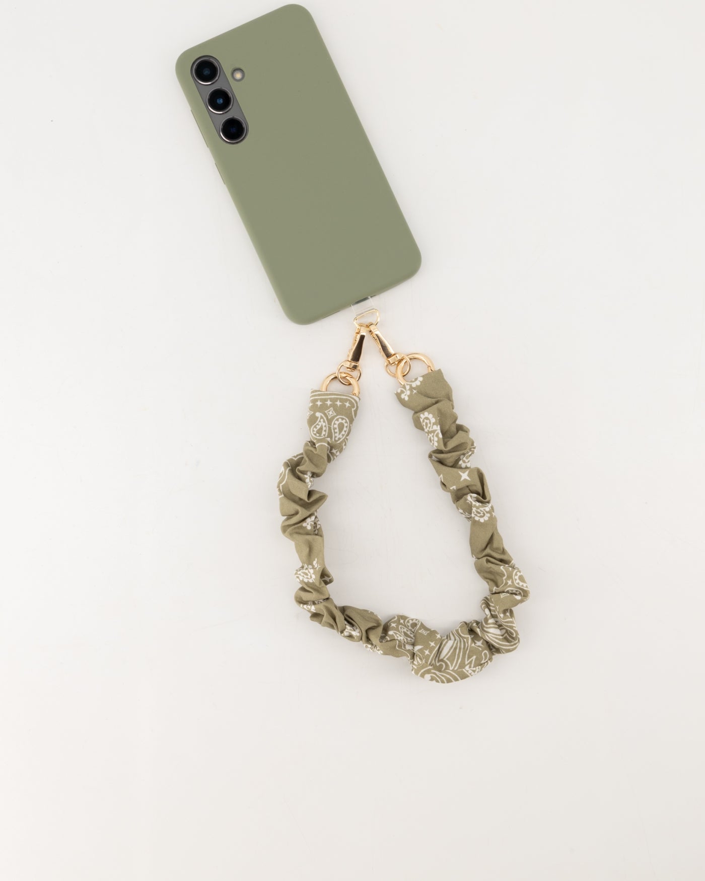 TELEFOONKOORD BANDANA GROEN