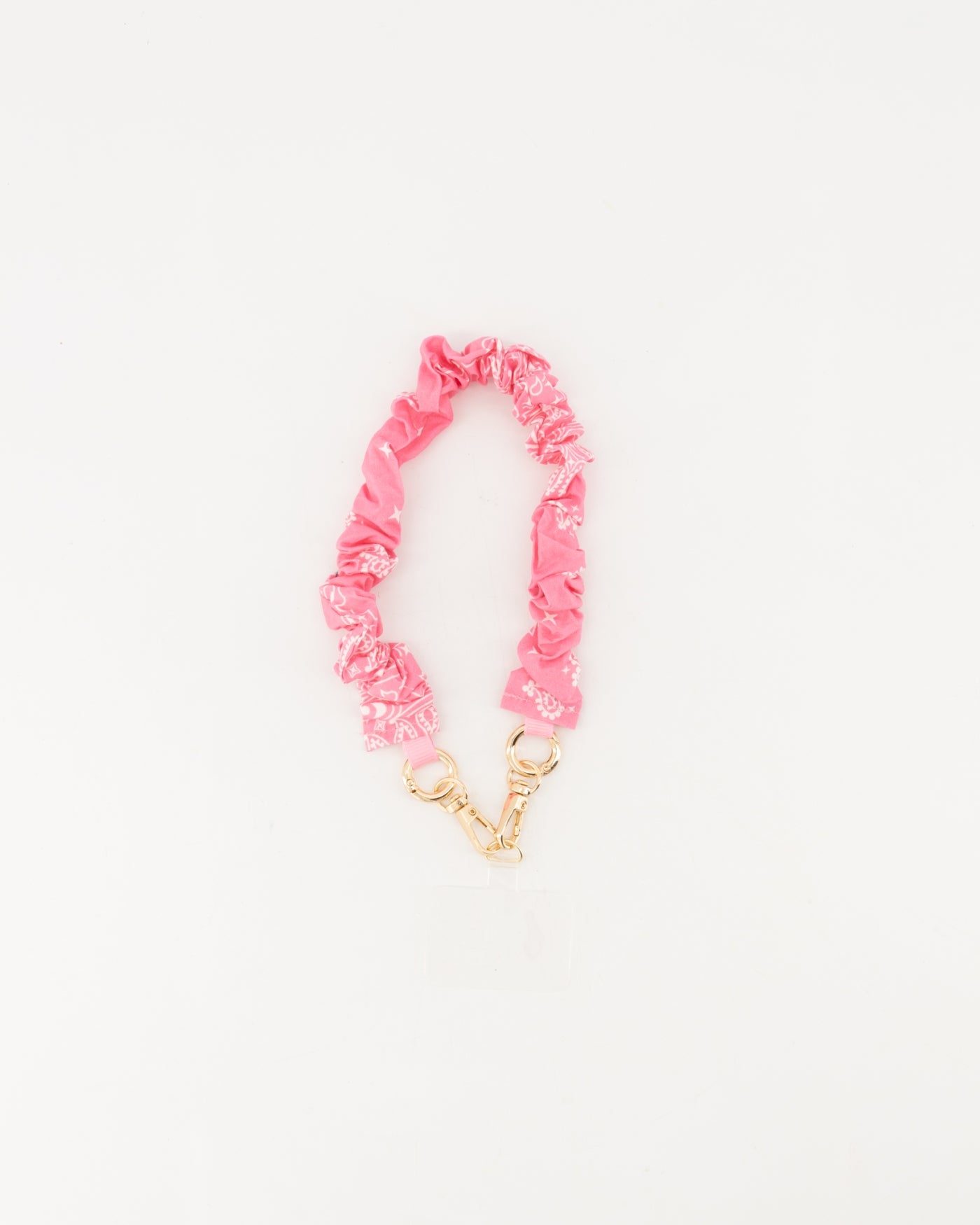 TELEFOONKOORD BANDANA ROZE