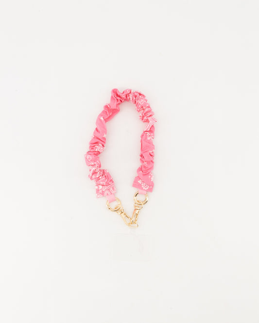 TELEFOONKOORD BANDANA ROZE