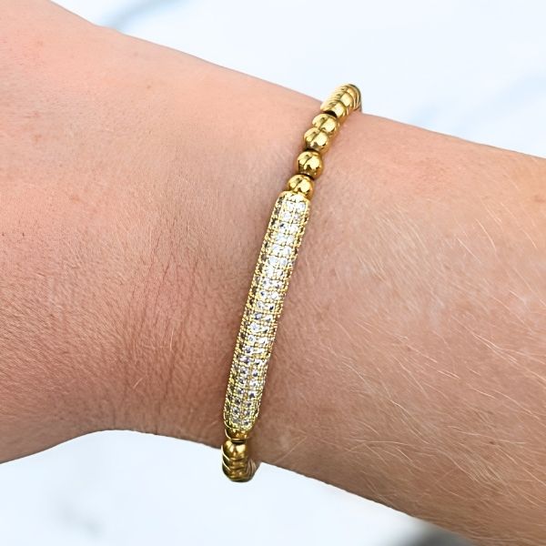 ARMBAND SPARKLING TUBE - LABEL SIX Kinaofashionboutique