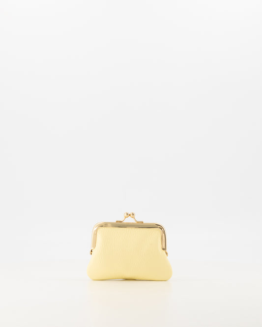 PORTEMONEE FANCY SMALL GEEL