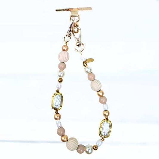 TELEFOONKOORD PEARL - LABEL SIX Kinaofashionboutique