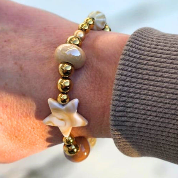 ARMBAND BIG STAR - LABEL SIX Kinaofashionboutique