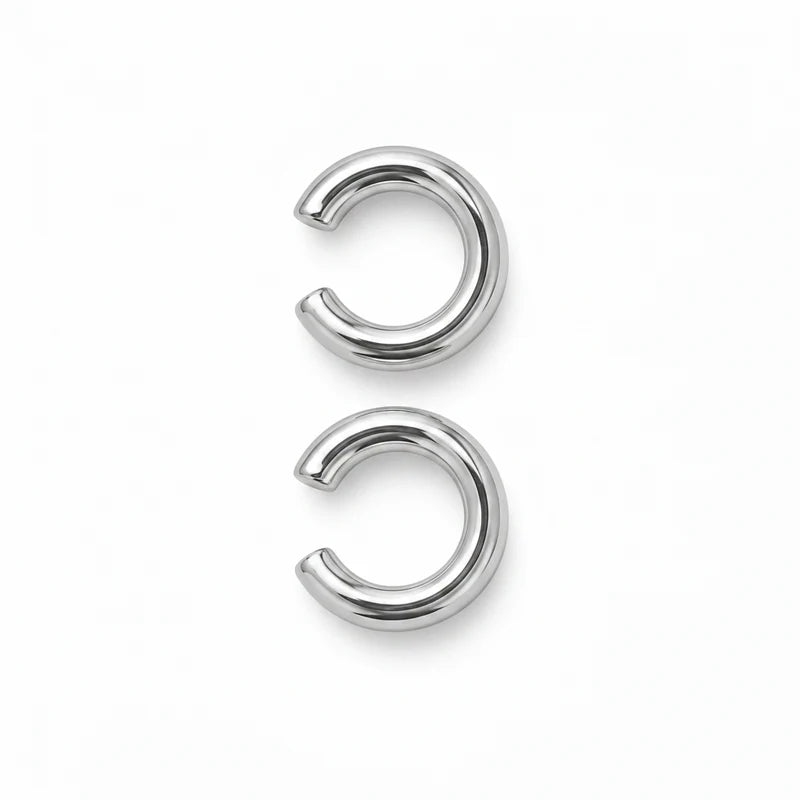 EARCUFF DOUBLE ZILVER