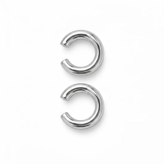 EARCUFF DOUBLE ZILVER